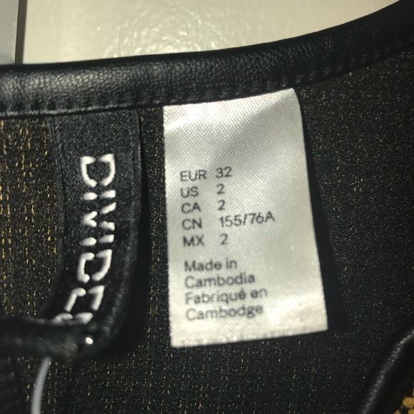 Mustard Yellow Mini Dress - Picture 3 of 4